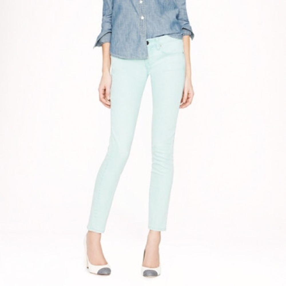 J. Crew Mint Toothpick Skinny Corduroy Jeans